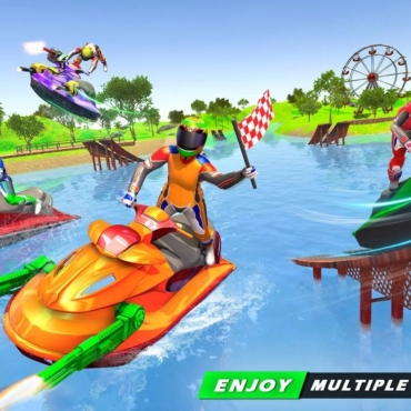 Jet Ski Racing Games Jetski Shooting - Boat Games